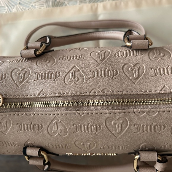 Juicy Couture Blush Pink Embossed Satchel Bag - Picture 3 of 4